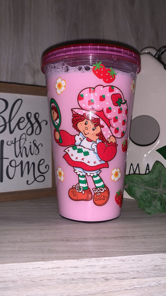 16 oz Strawberry Milk Tumbler
